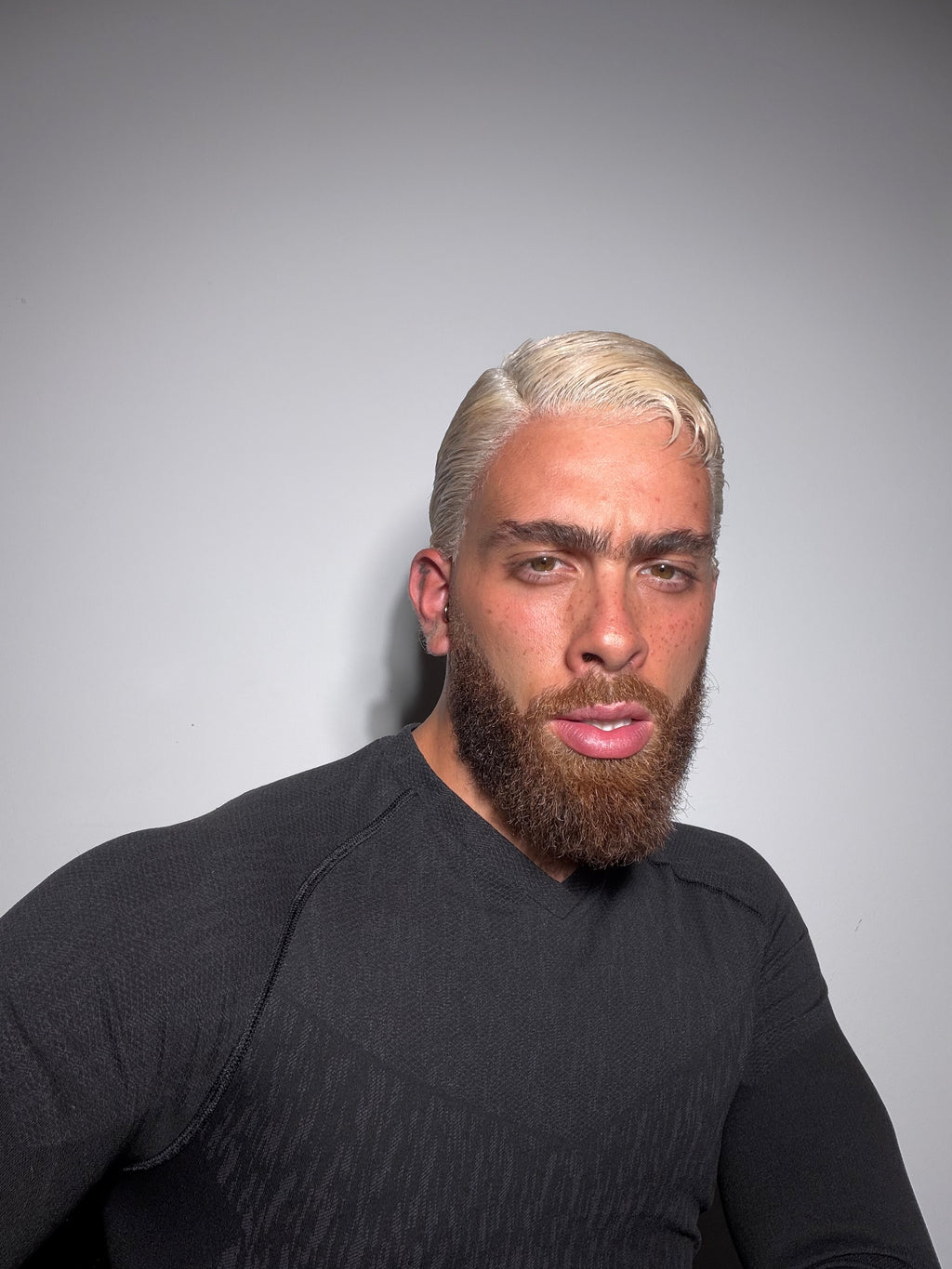 The blonde one