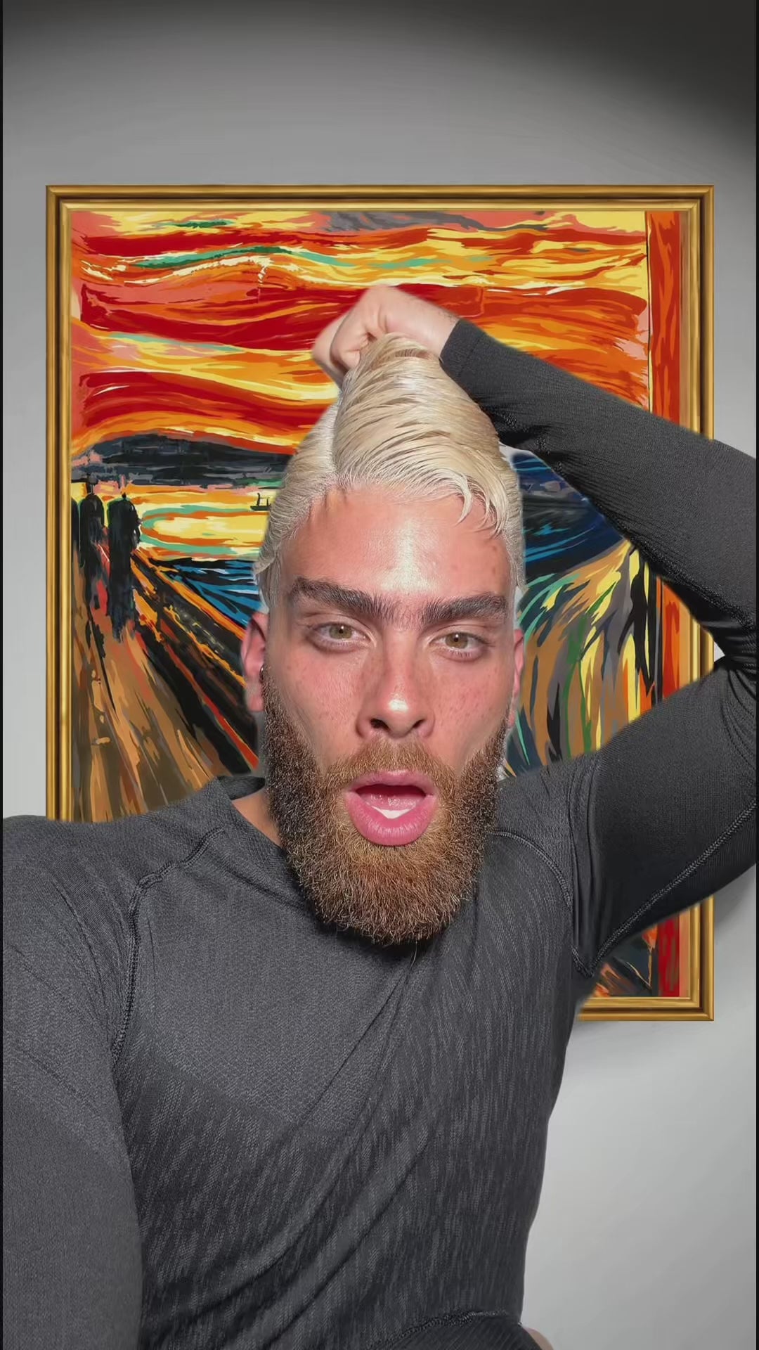 The blonde one